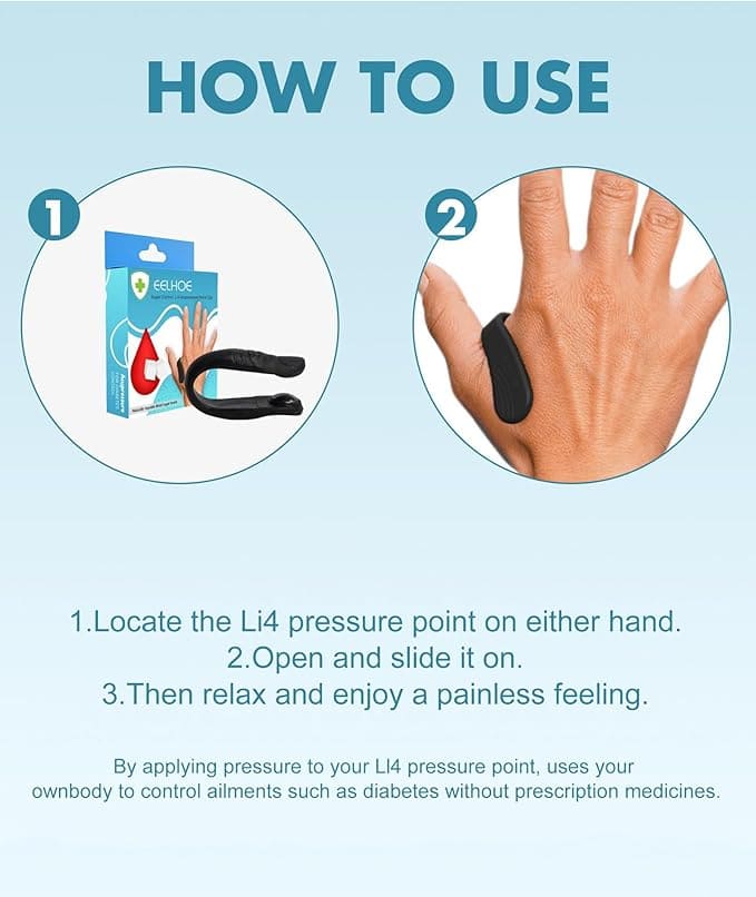 Sugar Control Acupressure Point Clip
