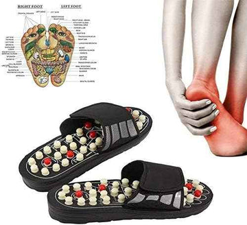 Message Slippers, Rotating Acupressure Foot Massager