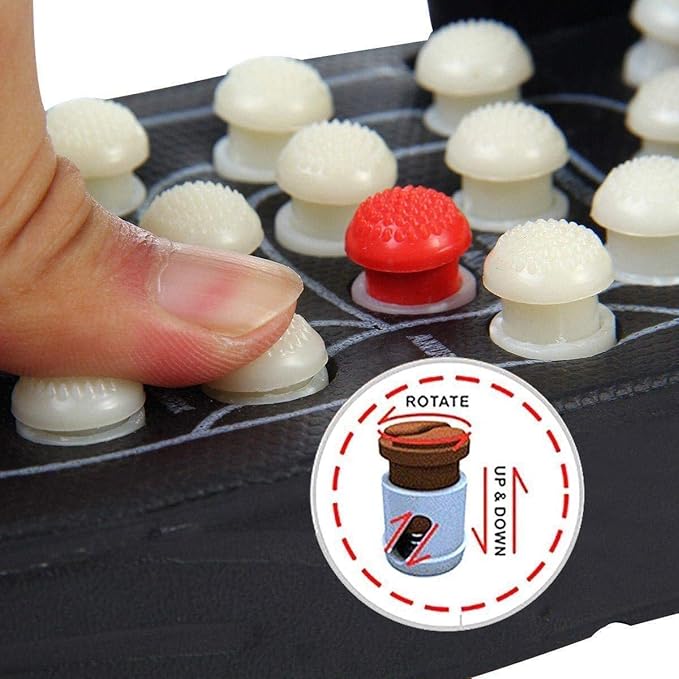 Message Slippers, Rotating Acupressure Foot Massager