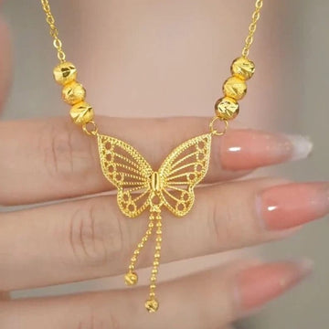 Gold plated Butterfly Necklace for Women